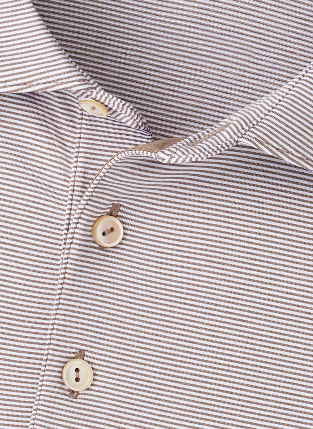 Peter Millar Jubilee Performance Jersey Polo- Poplar Brown