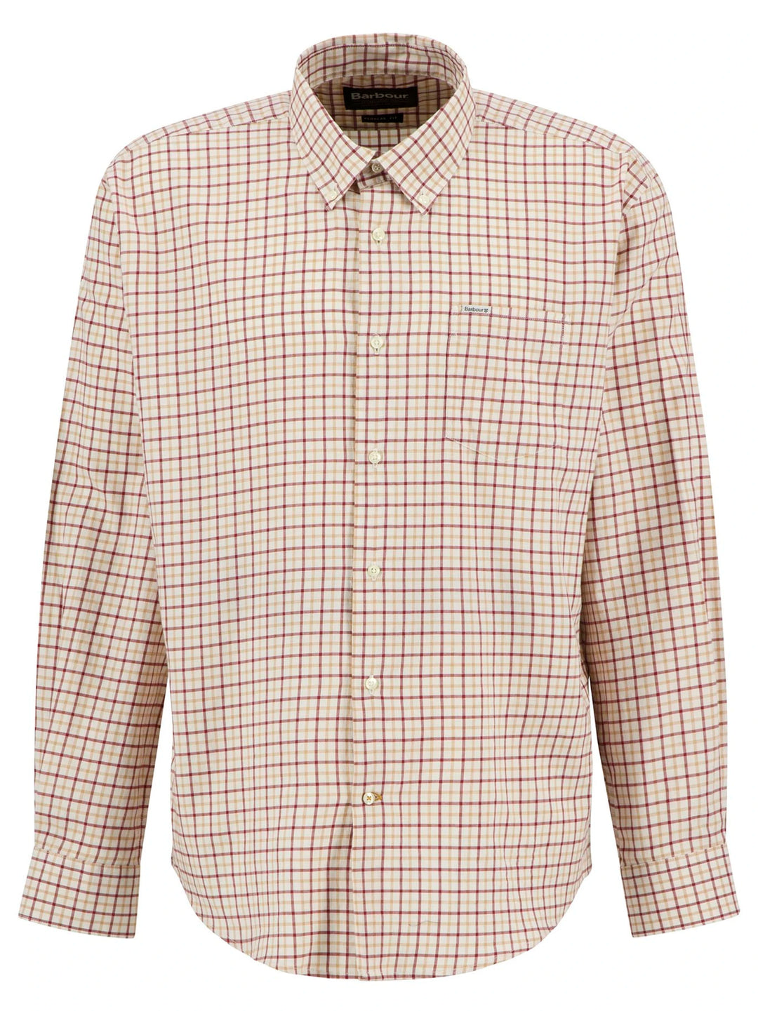 Barbour Preston Regular Long Sleeve Shirt- Fired Brick