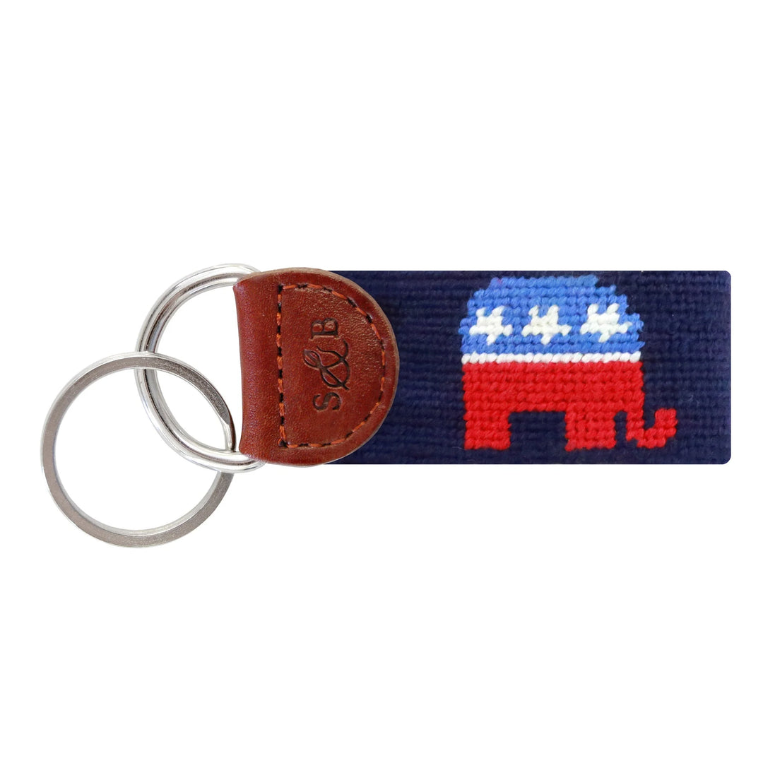Smathers & Branson Key Fob- Republican (Dark Navy)