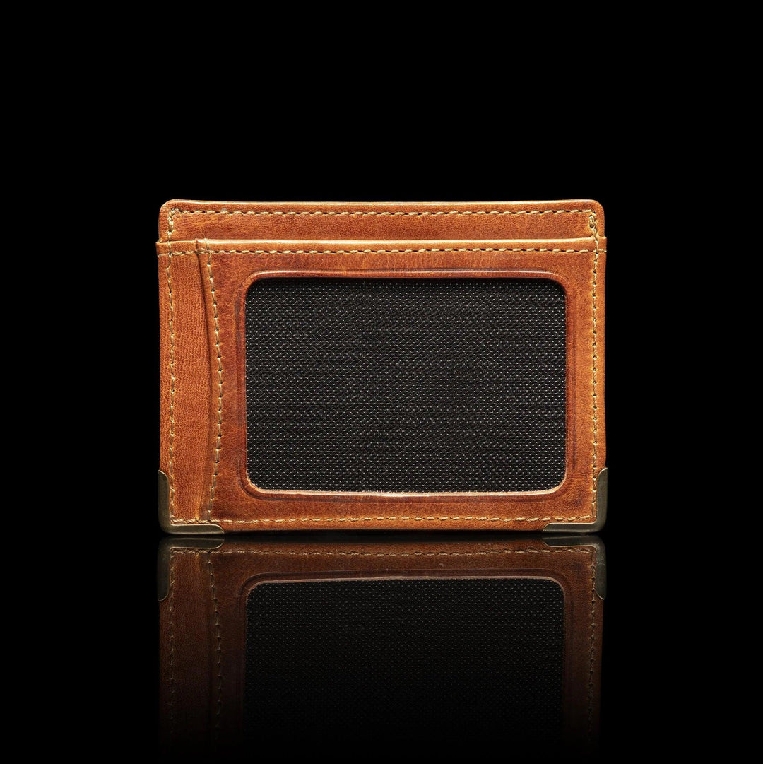 Will Leather Goods William Bank Card Case- Cognac