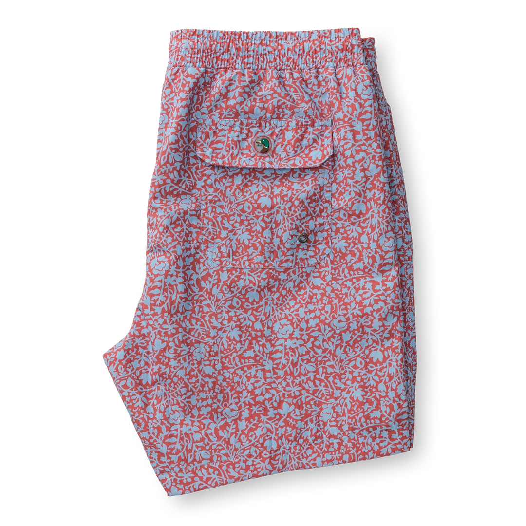 Duck Head 6" Sailport Swim Short- Serenity Blue