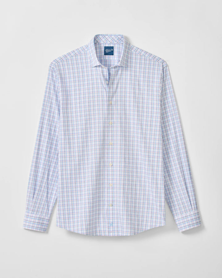 Johnnie-O Salvadore Performance Button Down- White