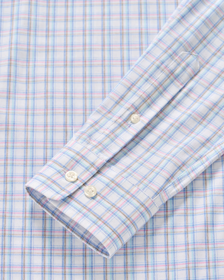 Johnnie-O Salvadore Performance Button Down- White