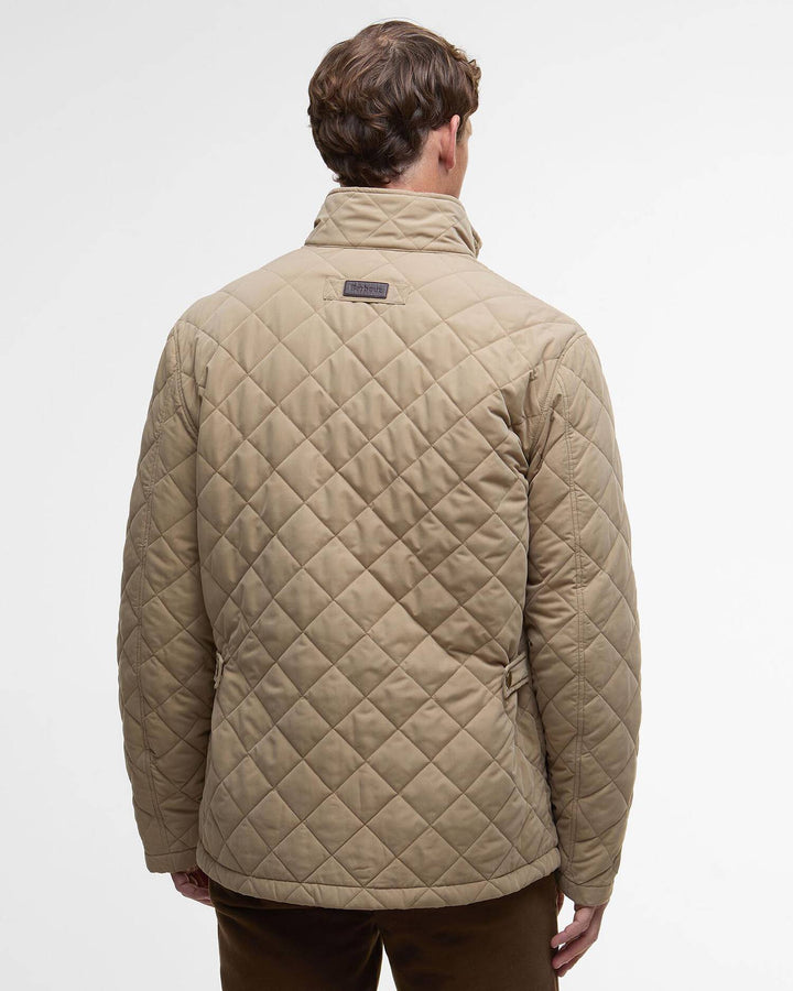 Barbour Shoveler Quilted Jacket- Military Brown