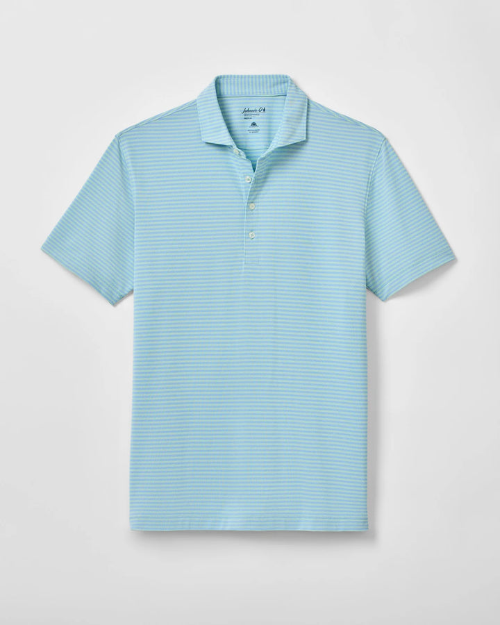 Johnnie-O Stetsons Performance Mesh Polo- Macaw