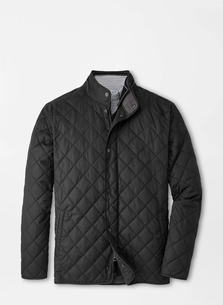 Peter Millar Suffolk Coat- Black