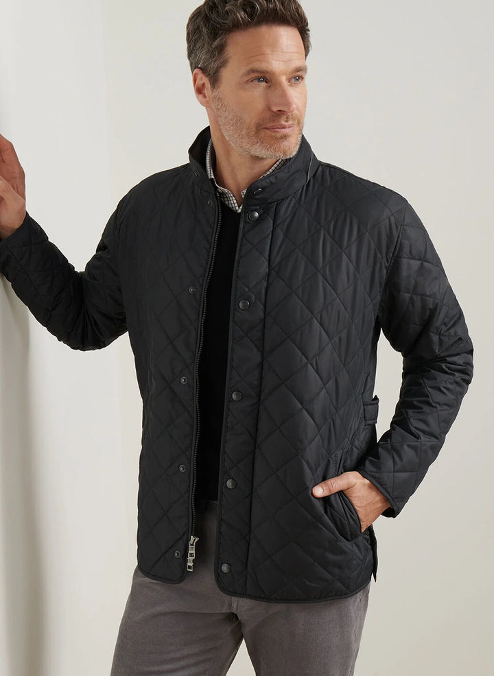 Peter Millar Suffolk Coat- Black