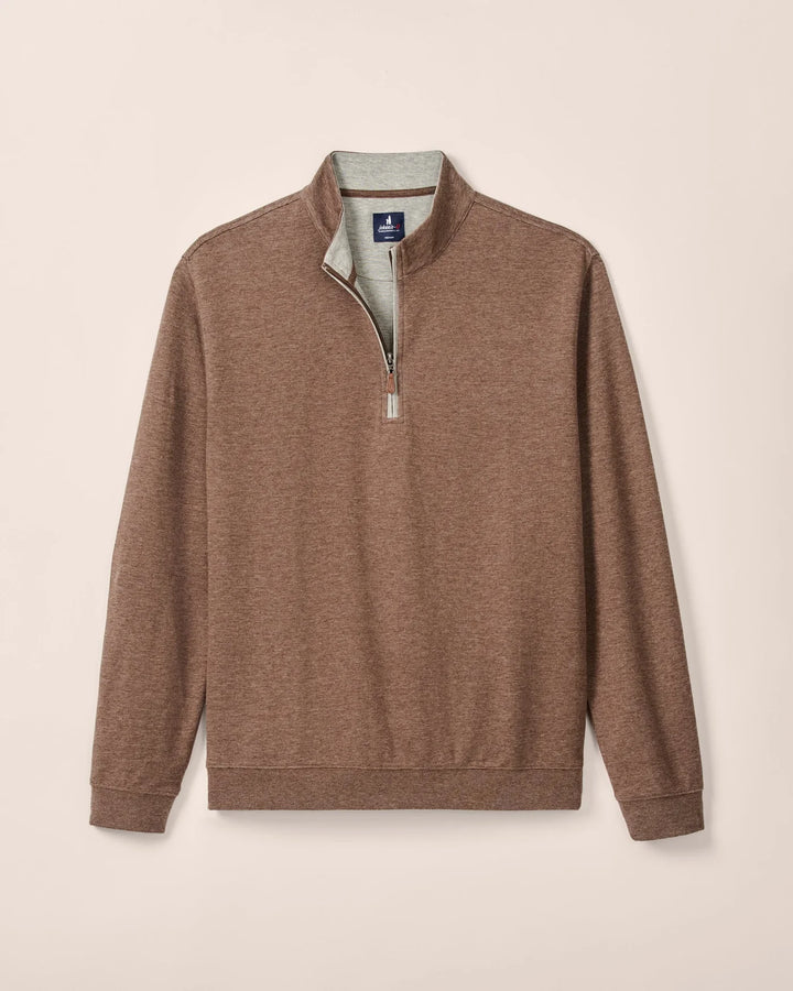 Johnnie-O Sully 1/4 Zip Pullover- Grizzly