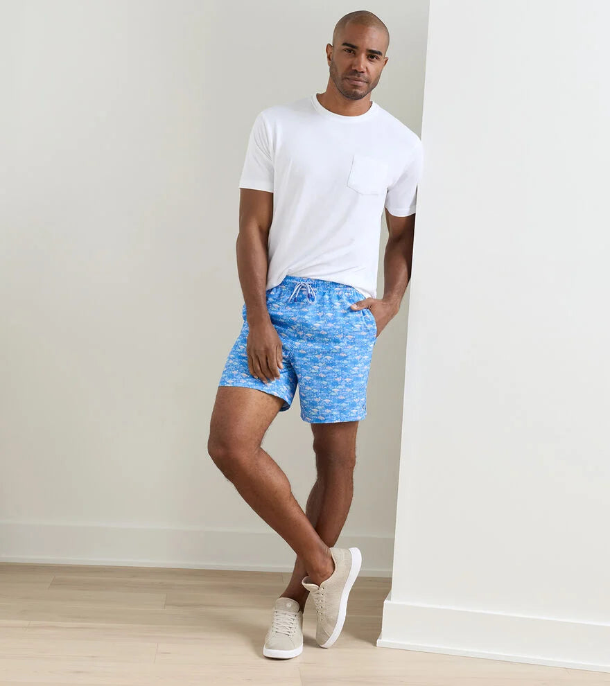 Peter Millar Sunfish Swim Trunk- Marina Blue