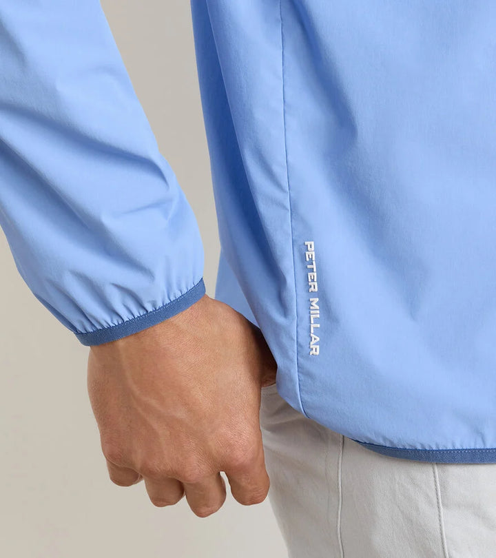 Peter Millar Featherweight Sun Hoodie- Bluebird