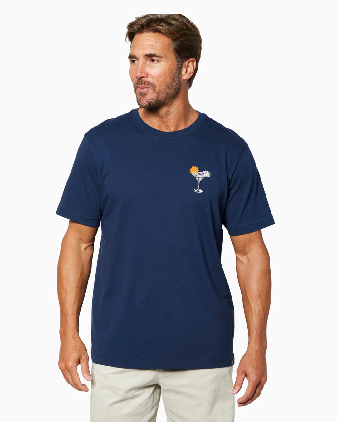 Toes On The Nose Sunny T-Shirt- Navy