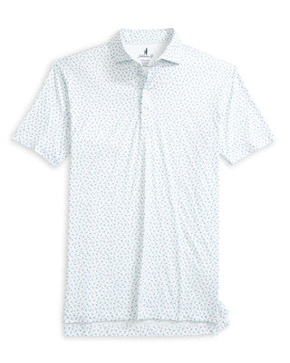 Johnnie-O Tini Dancer Performance Polo- White