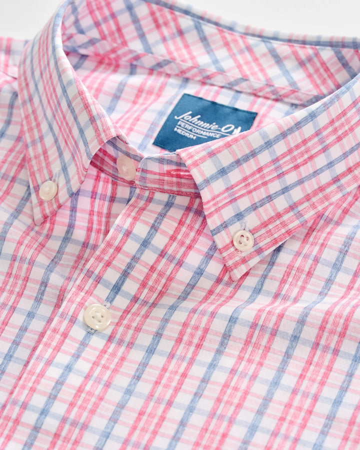 Johnnie-O Tinsley Performance Button Down- Snapper