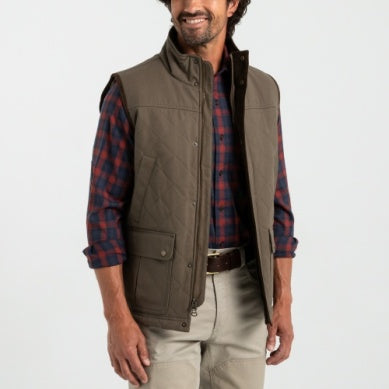 Duck Head Waxed Duck Canvas Quilted Vest