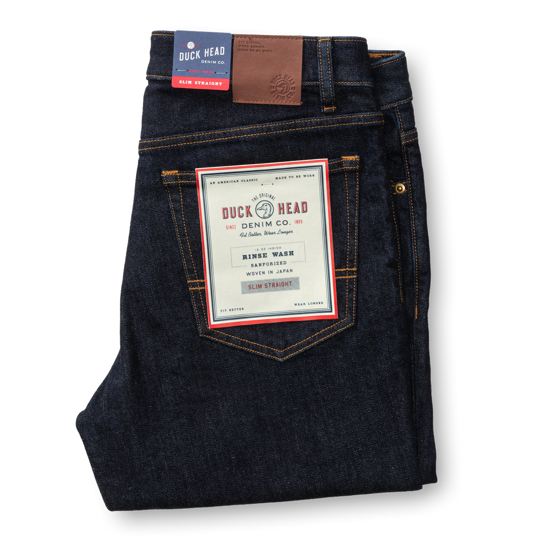 Duck Head Denim Co. Slim Straight Jean - Rinse Wash