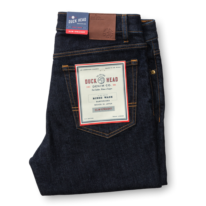 Duck Head Denim Co. Slim Straight Jean - Rinse Wash