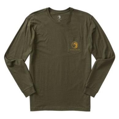 Duck Head Long Sleeve Flying Mallard T-Shirt