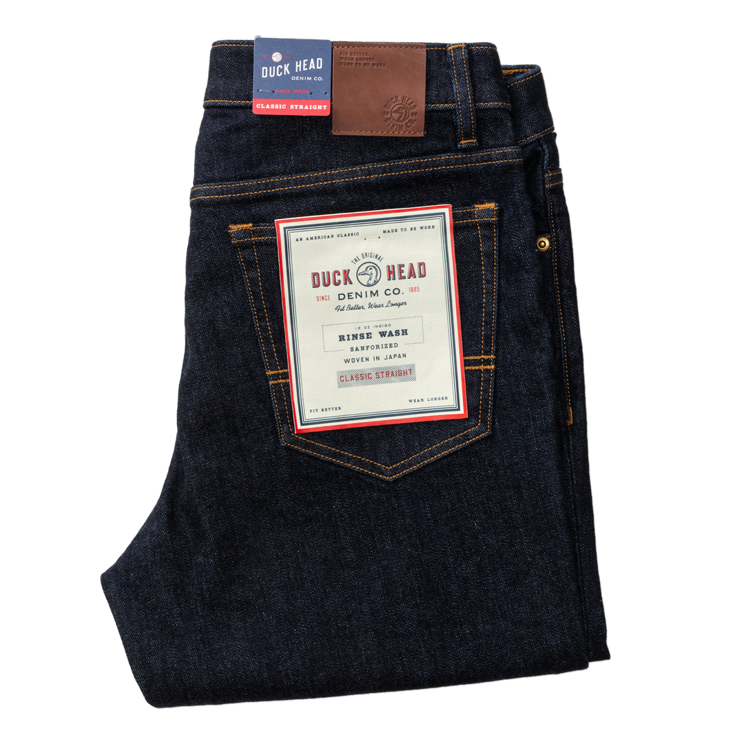 Duck Head Denim Co. Classic Straight Fit Jean - Rinse Wash