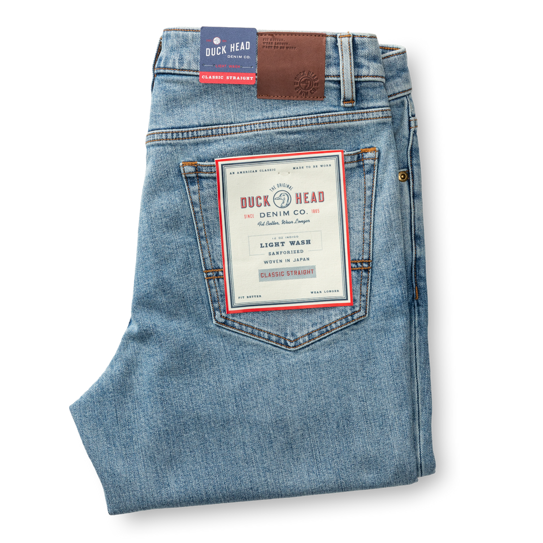 Duck Head Denim Co. Classic Straight Fit Jean - Light Wash