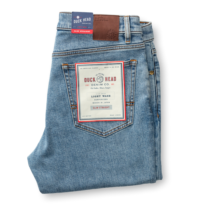 Duck Head Denim Co. Slim Straight Fit Jean - Light Wash