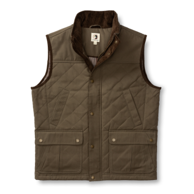 Duck Head Waxed Duck Canvas Quilted Vest