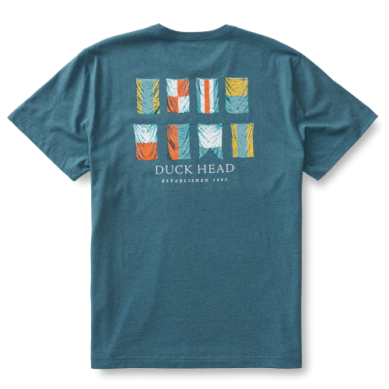Duck Head Nautical Flags SS T-Shirt - 2 Colors