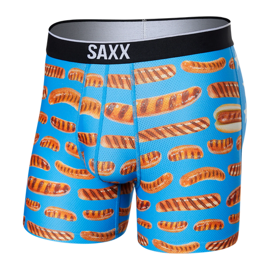 SAXX Volt Breathable Mesh Boxer Bride - All American Wieners - Blue