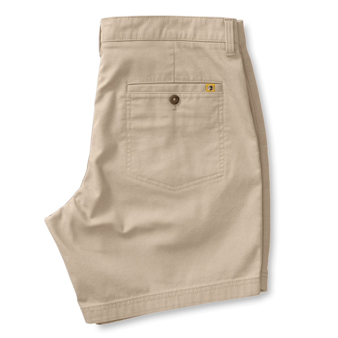 Duck Head 7" Field Canvas Camp Short - Stone