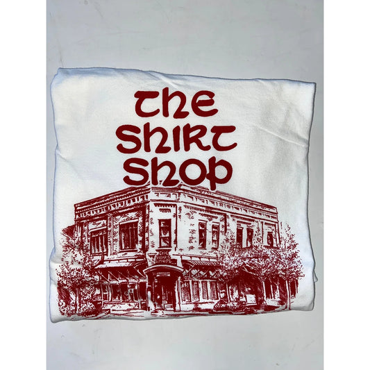 The Shirt Shop Building Long Sleeve Pocket T-Shirt (13 Colors)