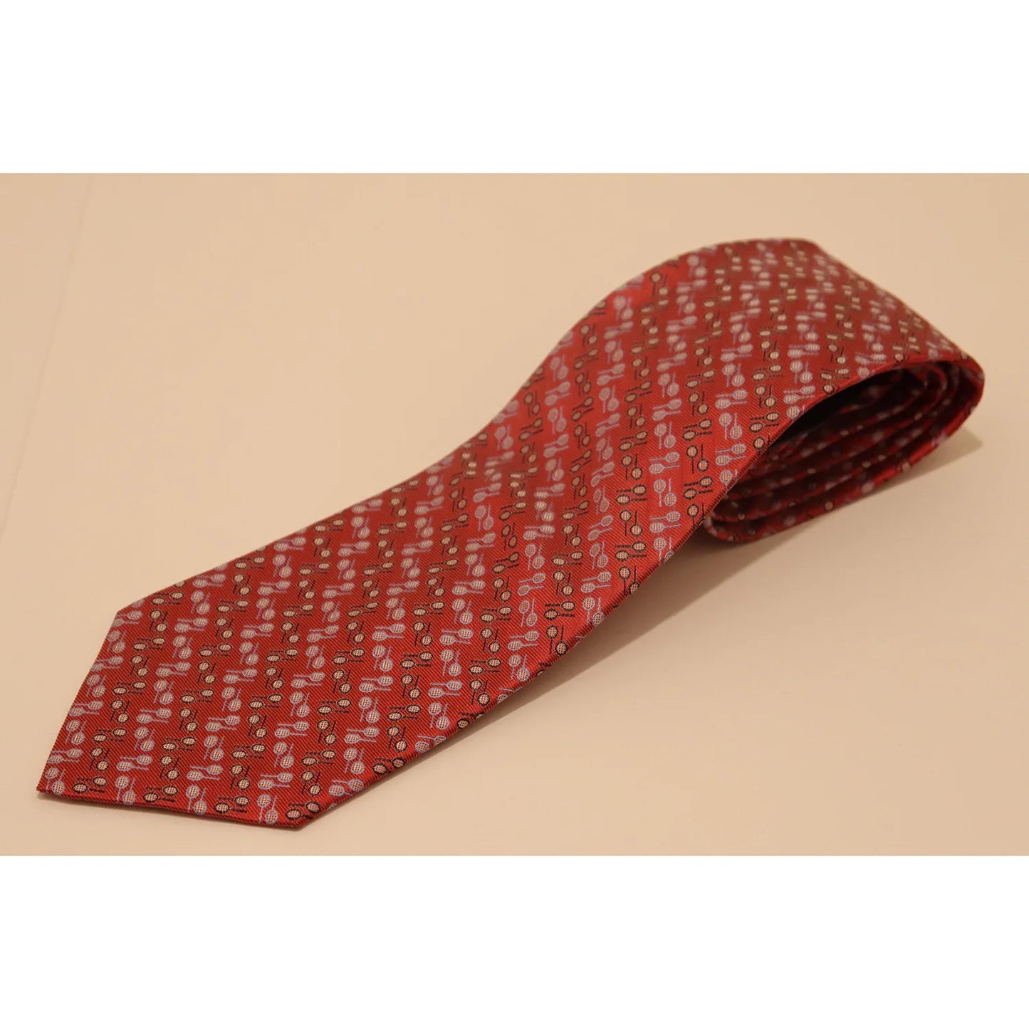 Private Stock Tie - Red Pickle Ball