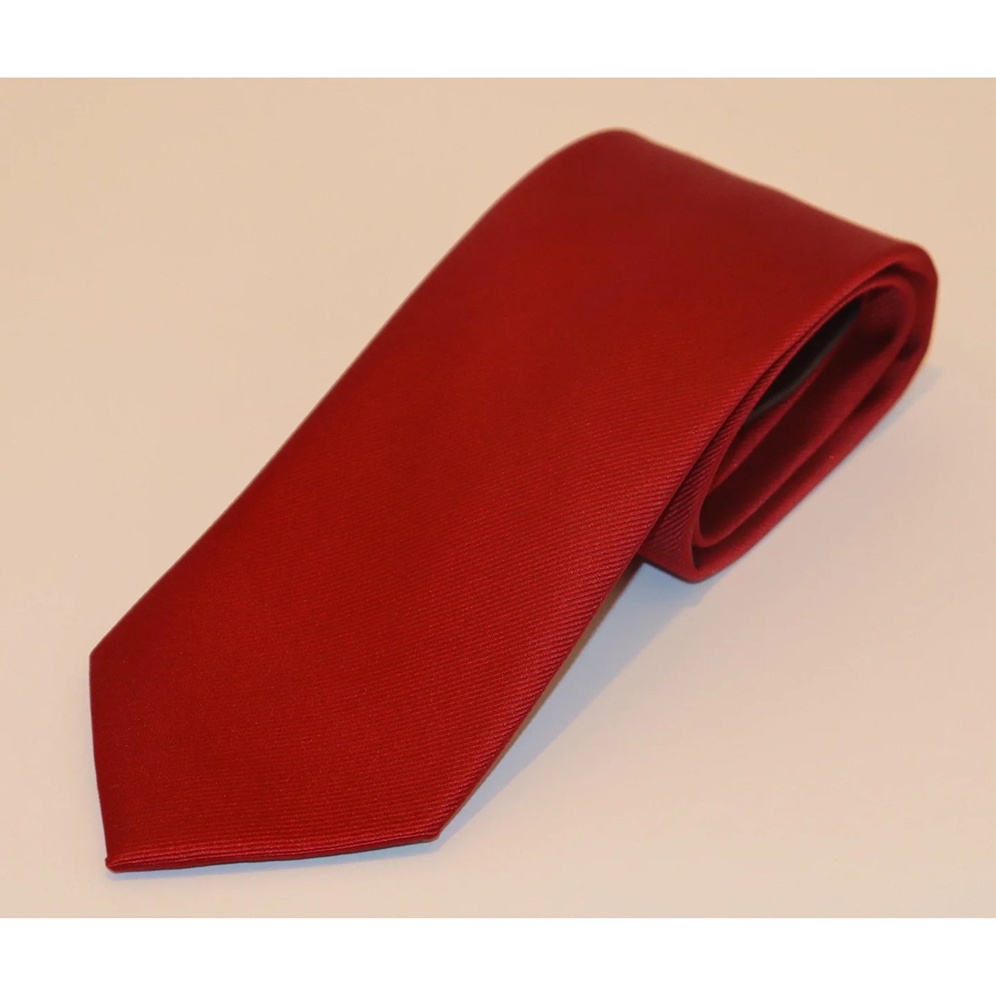The Shirt Shop Tie - Solid Crimson