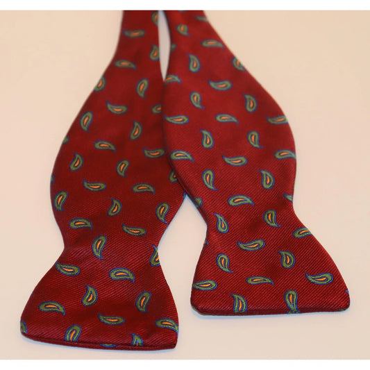 R. Hanauer Bow Tie - Crimson Paisley