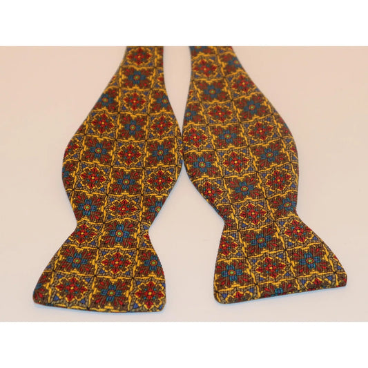 R. Hanauer Bow Tie - Yellow Paisley