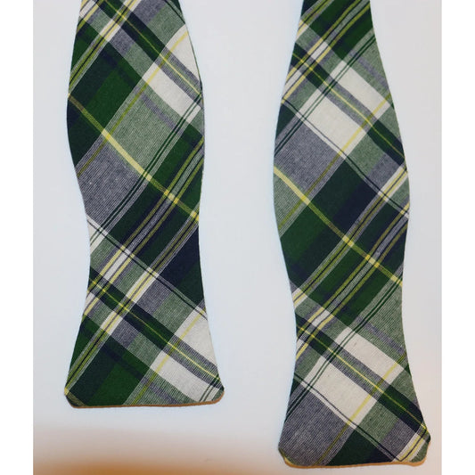 The Shirt Shop Bow Tie - Green Madras