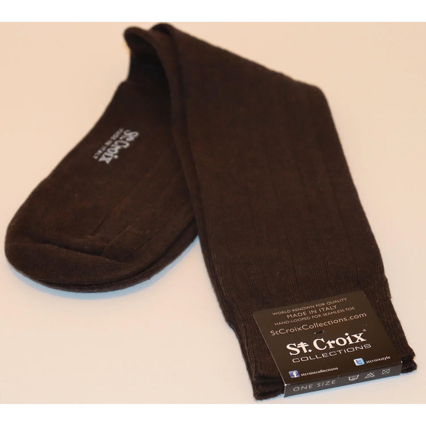 St. Croix Socks (Deep Brown Classic)