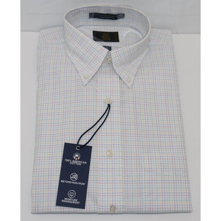 The Shirt Shop Wrinkle Free - White/Multi