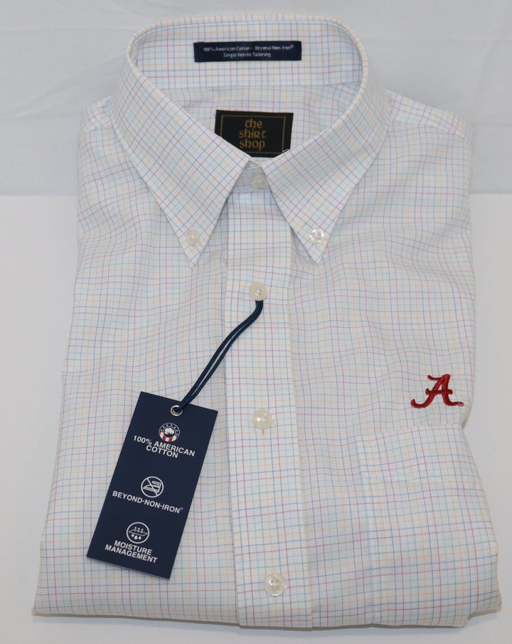 The Shirt Shop Wrinkle Free - White/Multi