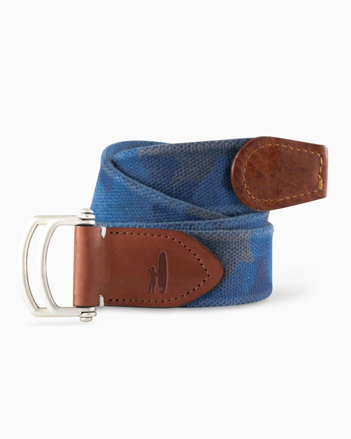 Johnnie-O Printed Canvas D-Ring Belt (2 Colors)