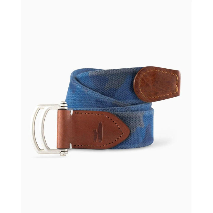 Johnnie-O Printed Canvas D-Ring Belt (2 Colors)