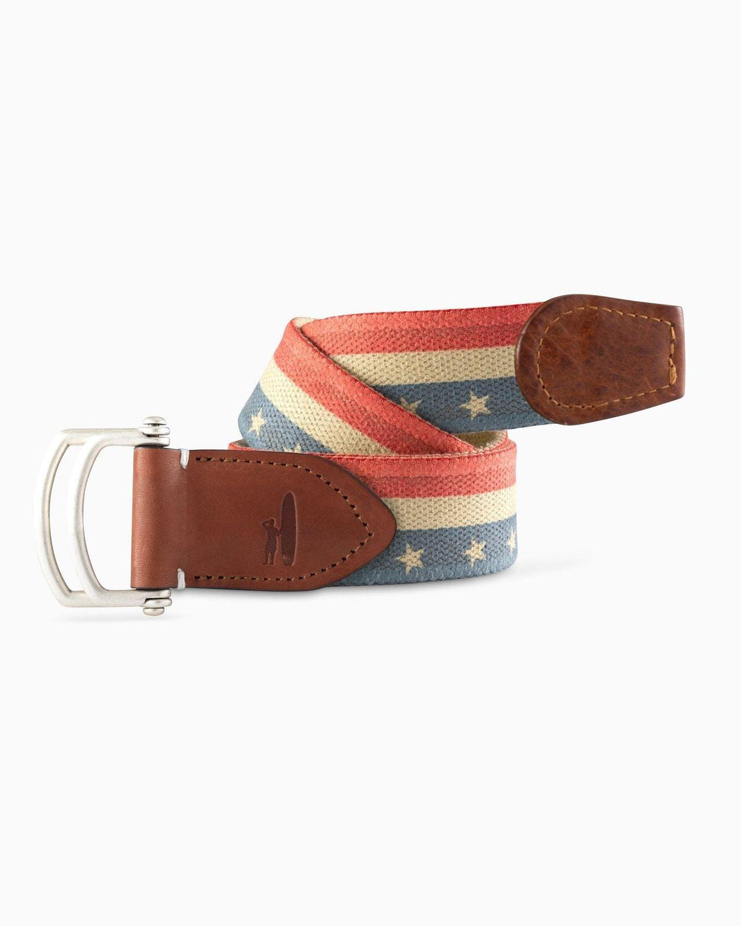 Johnnie-O Printed Canvas D-Ring Belt (2 Colors)