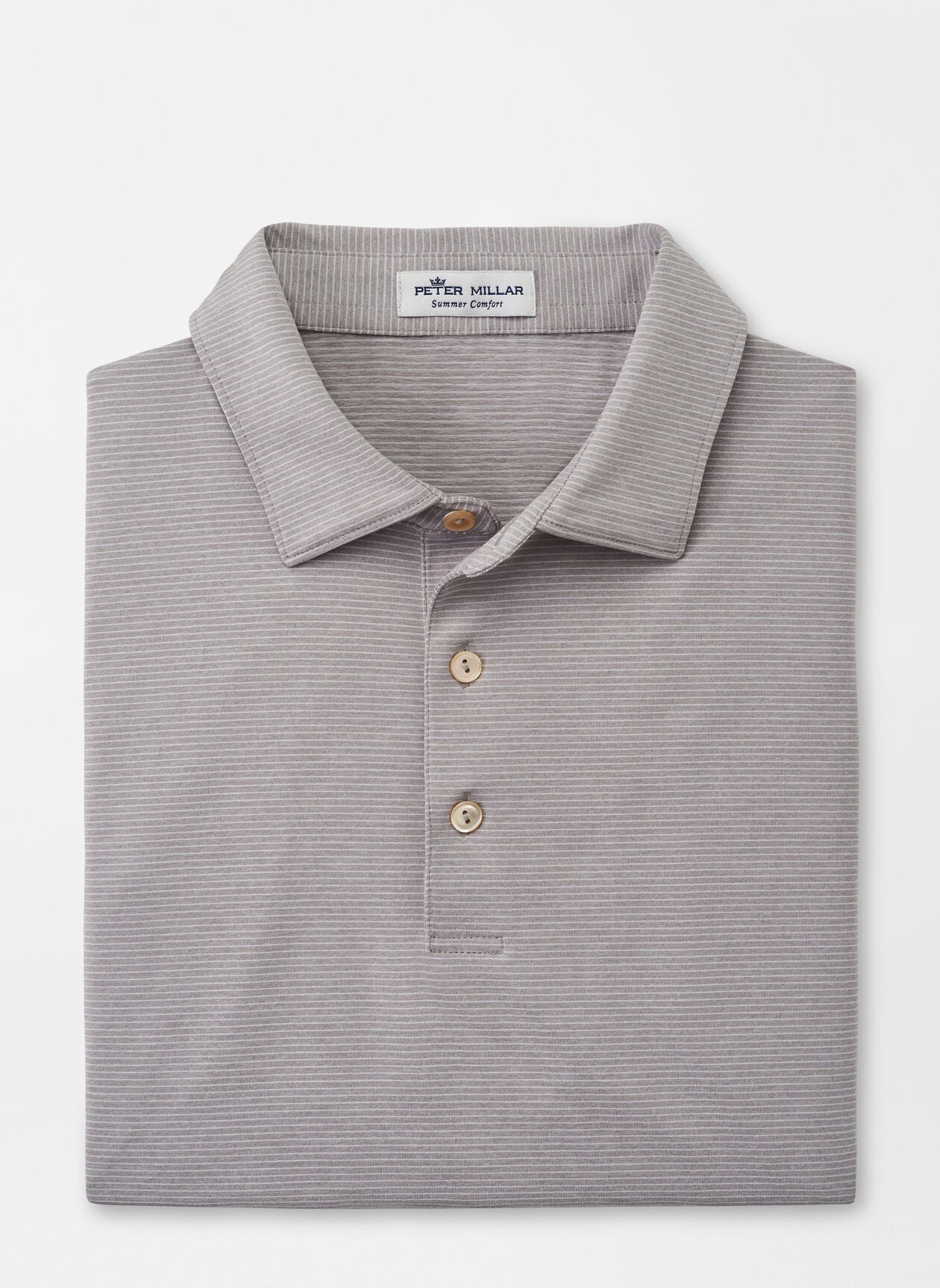 Peter Millar Halford Performance Jersey Polo (Gale Grey)