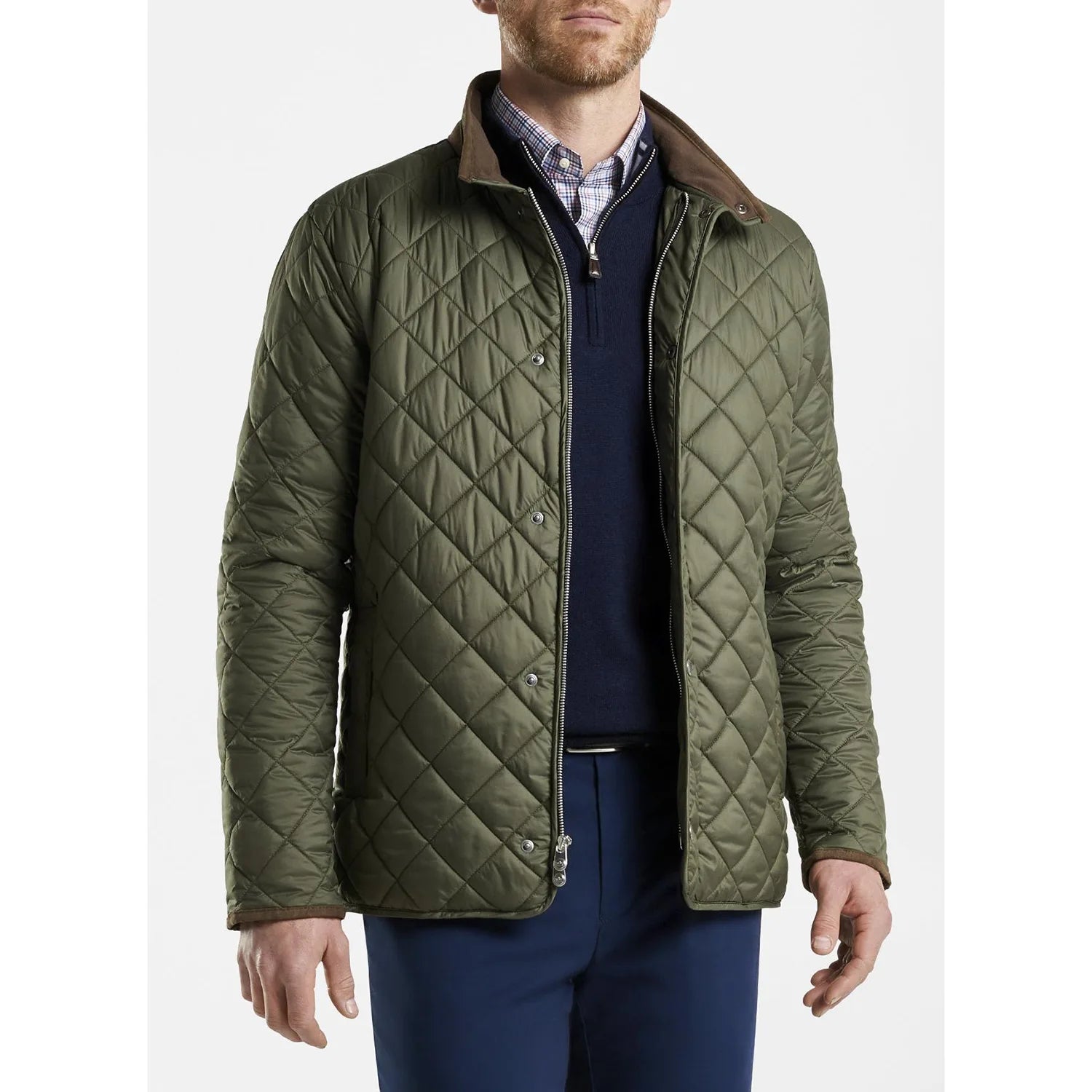 Peter millar suffolk quilted travel coat best sale