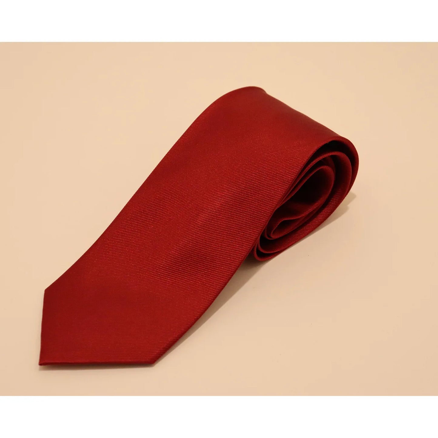The Shirt Shop Tall Tie - Solid Crimson