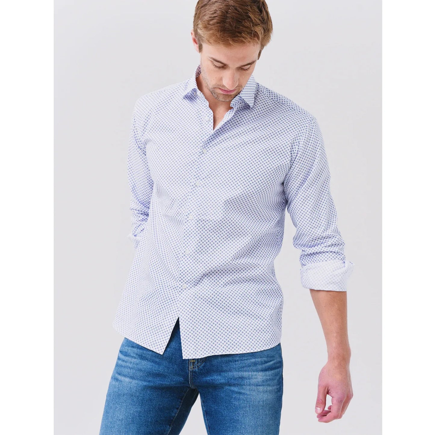 Miller Westby Button Down (Porter Blue)