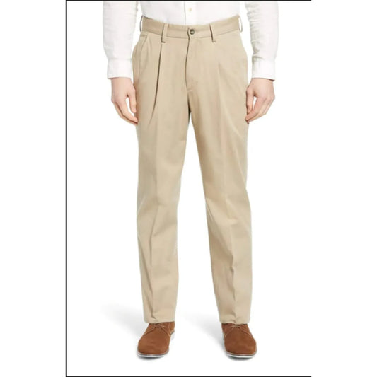 Charleston Khakis 100% Cotton - Khaki Color (Pleated)