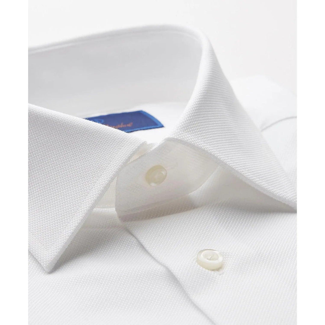 David Donahue Dress Shirt - Royal Oxford (2 Colors) (Trim)