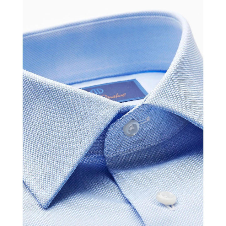 David Donahue Dress Shirt - Royal Oxford (2 Colors) (Trim)