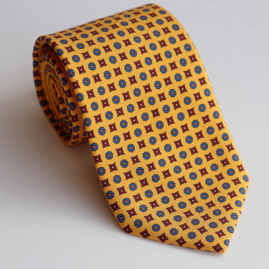 R. Hanauer Tie - Yellow Fillmore Neat