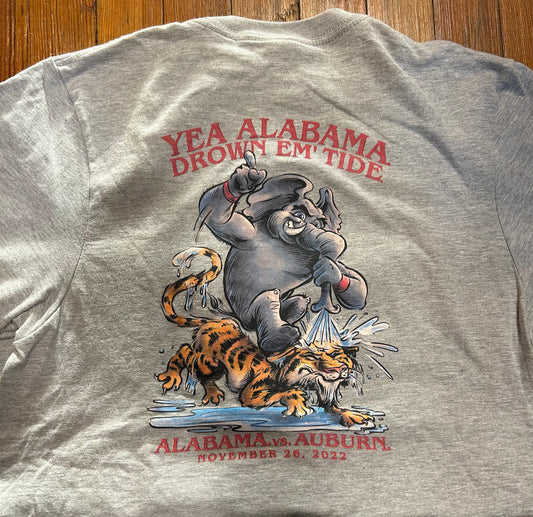 Youth Alabama vs. Auburn Iron Bowl Game Day T-Shirt 2022