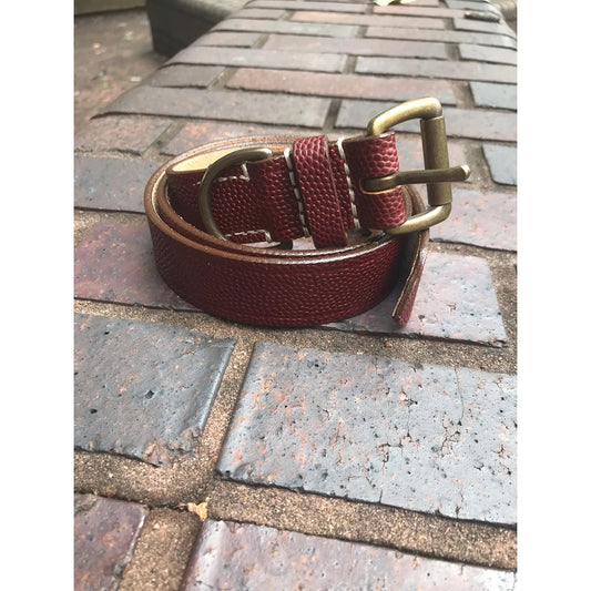 Brenneman's Football Leather Belt
